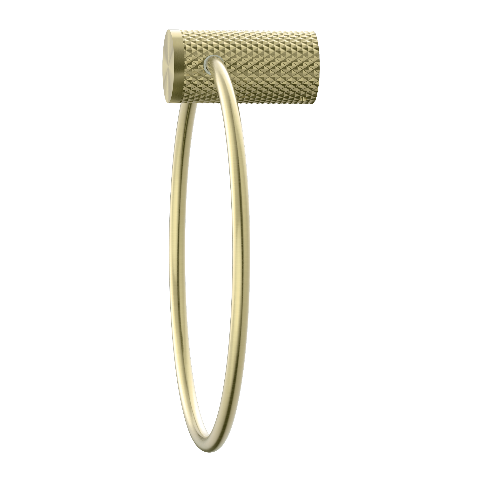 Nero Opal Towel Ring - Brushed Gold - NR2580aBG