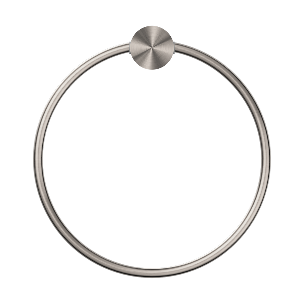 Nero Opal Towel Ring - Brushed Nickel - NR2580aBN
