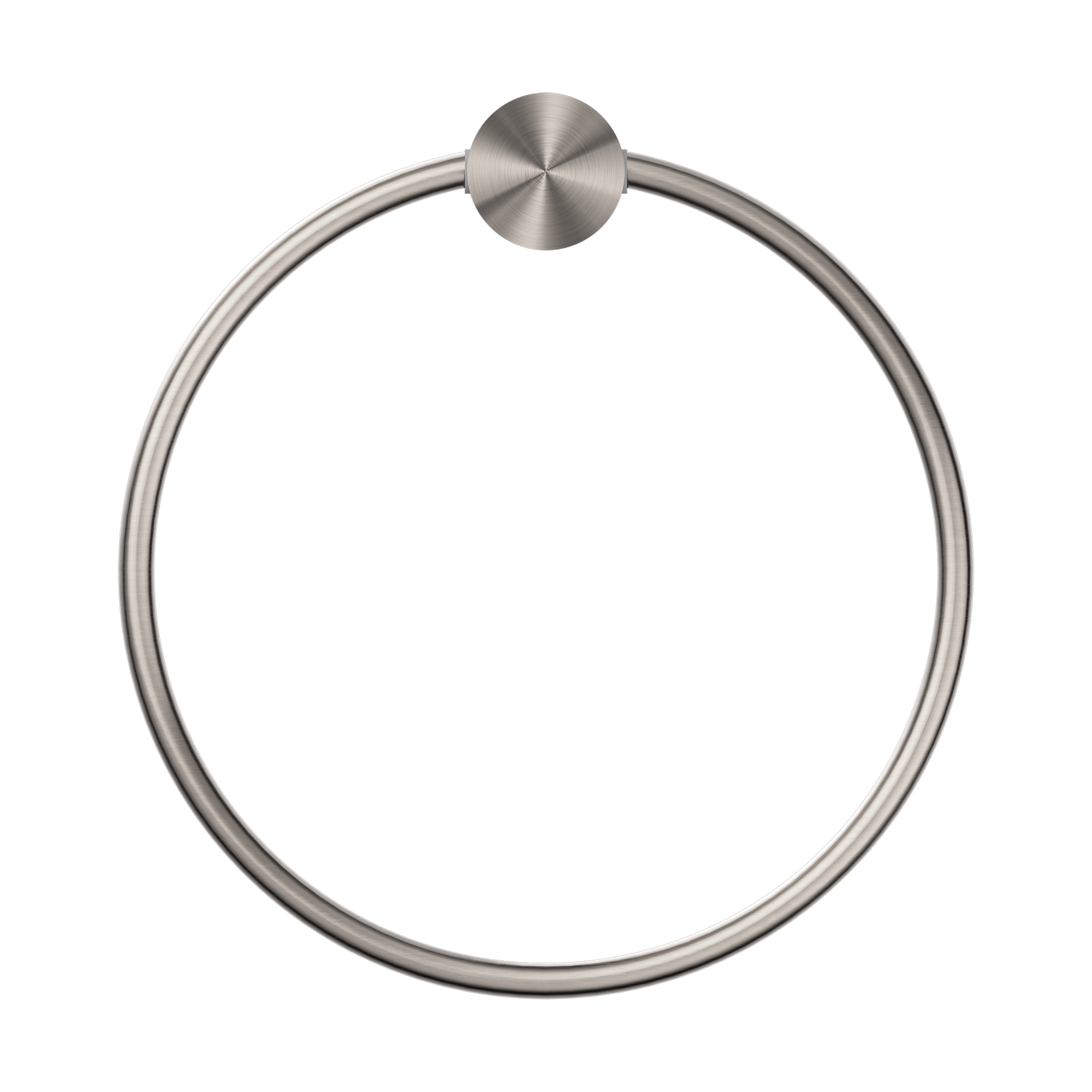 Nero Opal Towel Ring - Brushed Nickel - NR2580aBN