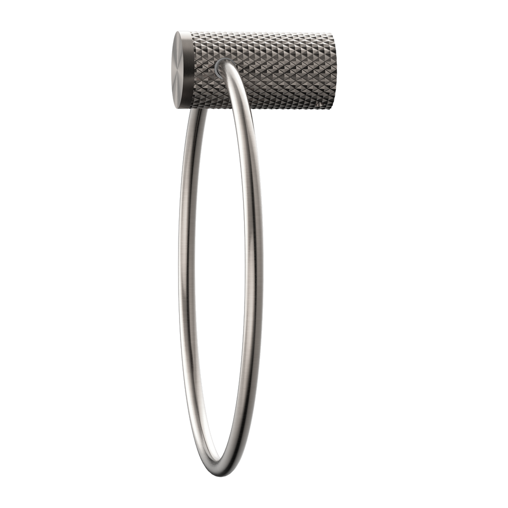 Nero Opal Towel Ring - Brushed Nickel - NR2580aBN