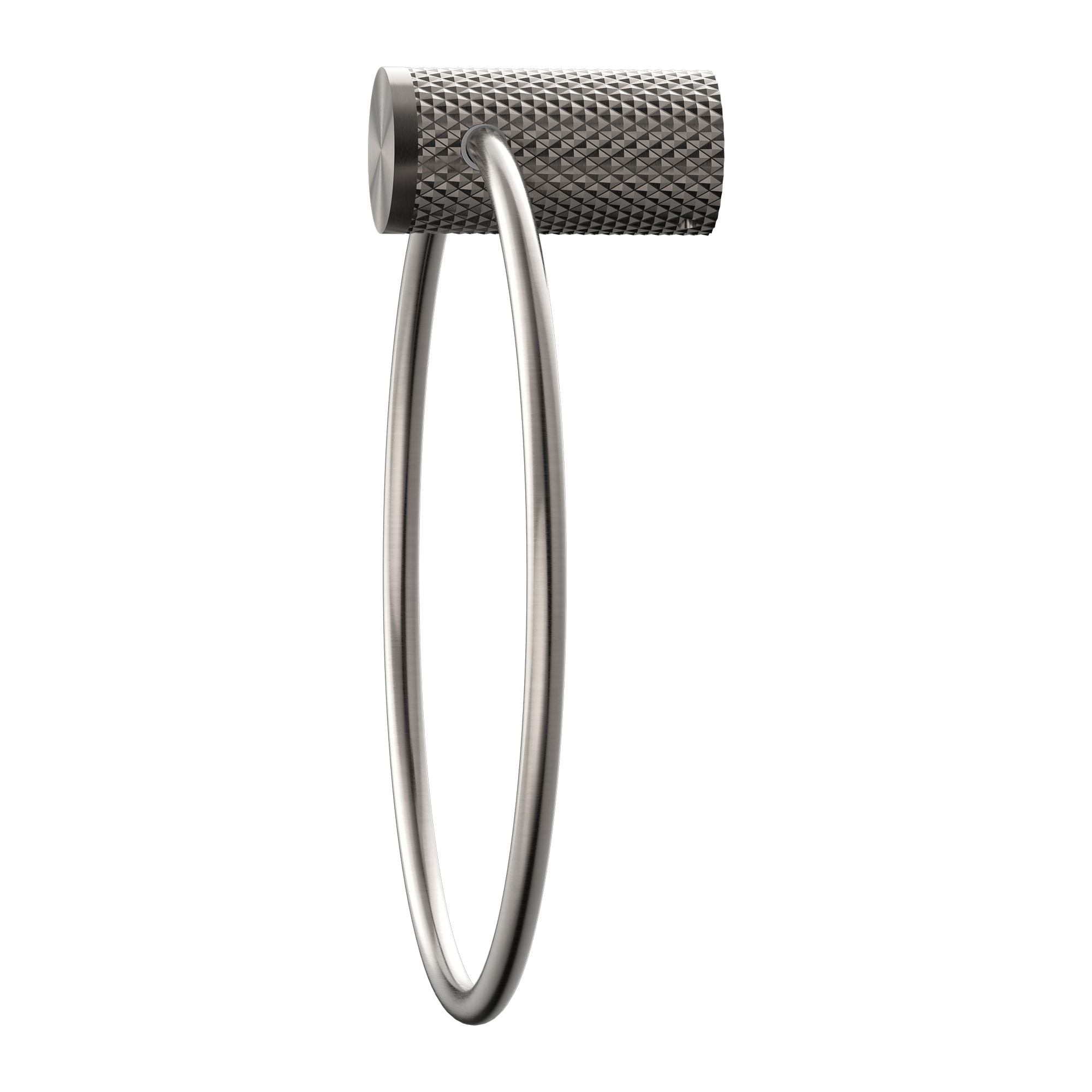 Nero Opal Towel Ring - Brushed Nickel - NR2580aBN