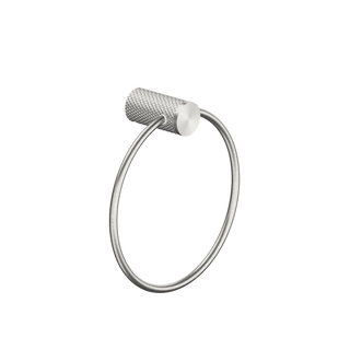 Nero Opal Towel Ring - Brushed Nickel - NR2580aBN