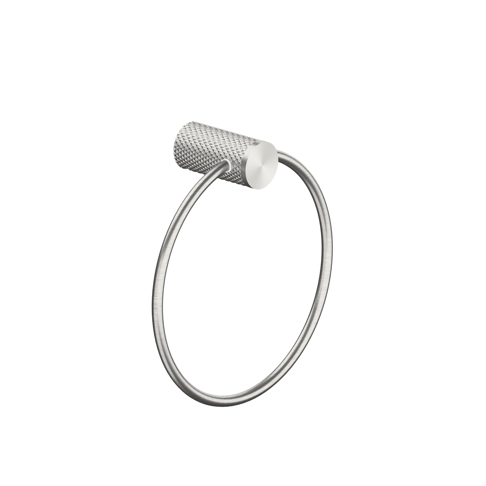 Nero Opal Towel Ring - Brushed Nickel - NR2580aBN