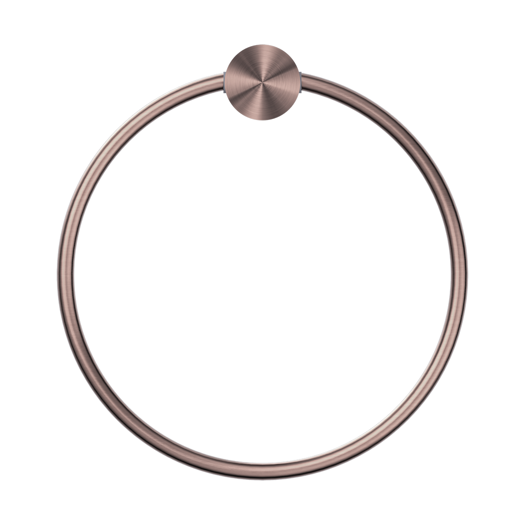 Nero Opal Towel Ring - Brushed Bronze - NR2580aBZ