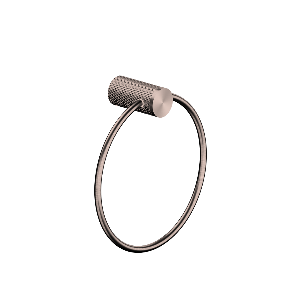 Nero Opal Towel Ring - Brushed Bronze - NR2580aBZ