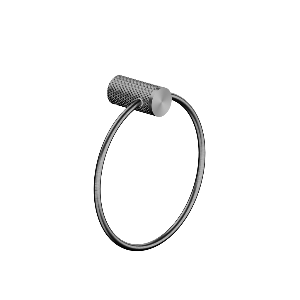Nero Opal Towel Ring - Graphite - NR2580aGR