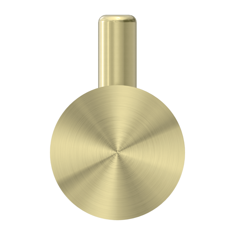 Nero Opal Robe Hook - Brushed Gold