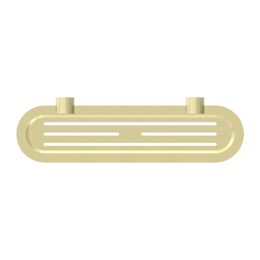 Nero Opal Metal Shower Shelf - Brushed Gold - NR2587aBG