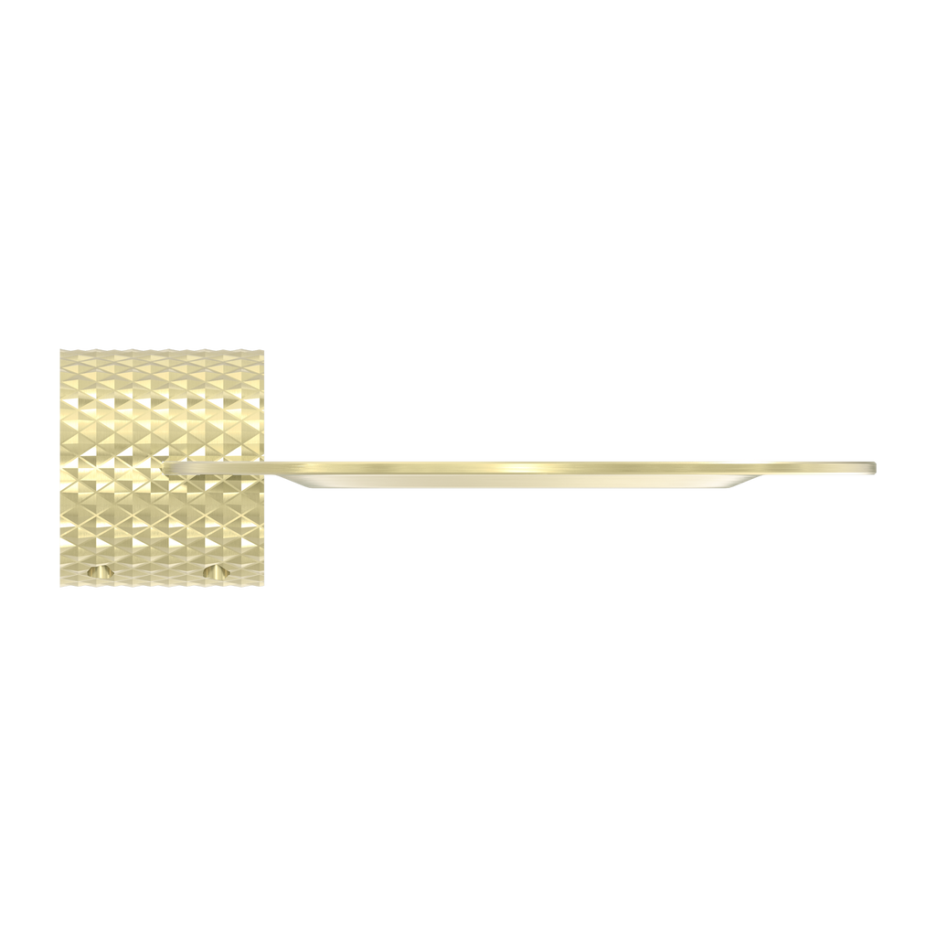 Nero Opal Metal Shower Shelf - Brushed Gold - NR2587aBG