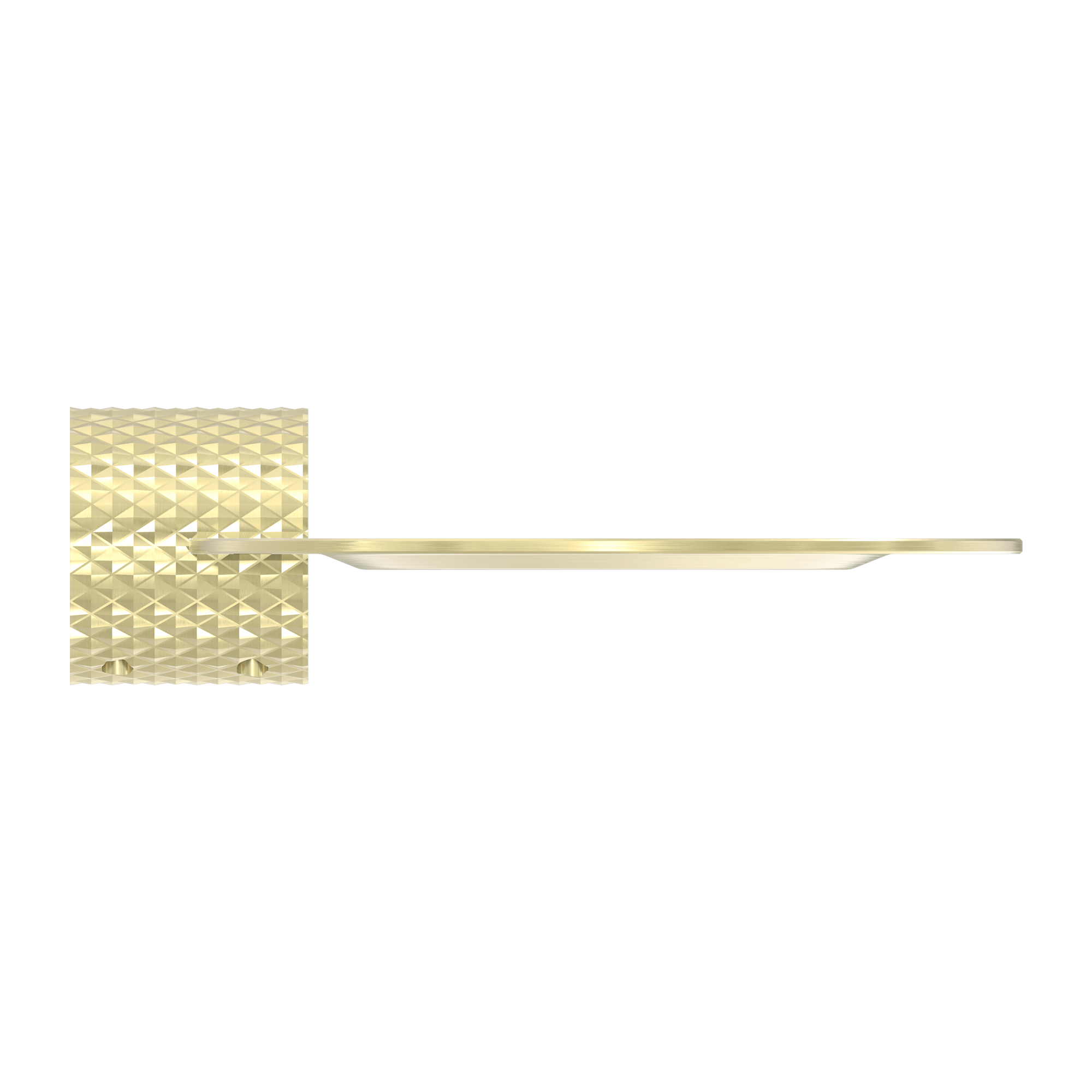 Nero Opal Metal Shower Shelf - Brushed Gold - NR2587aBG