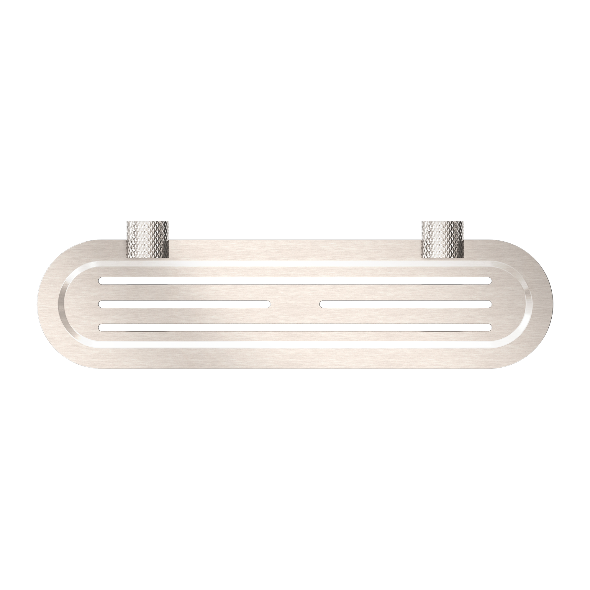 Nero Opal Metal Shower Shelf - Brushed Nickel - NR2587aBN