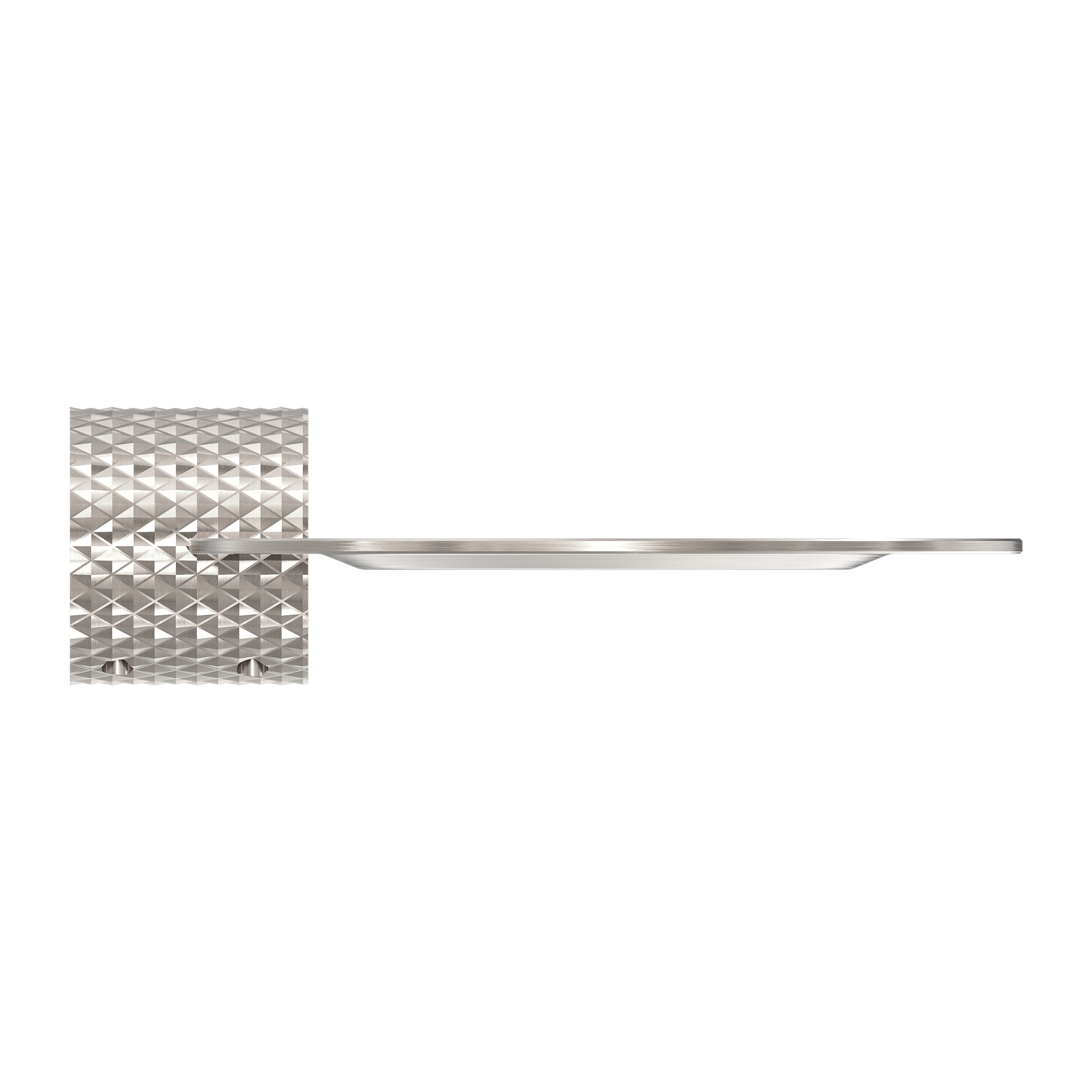 Nero Opal Metal Shower Shelf - Brushed Nickel - NR2587aBN