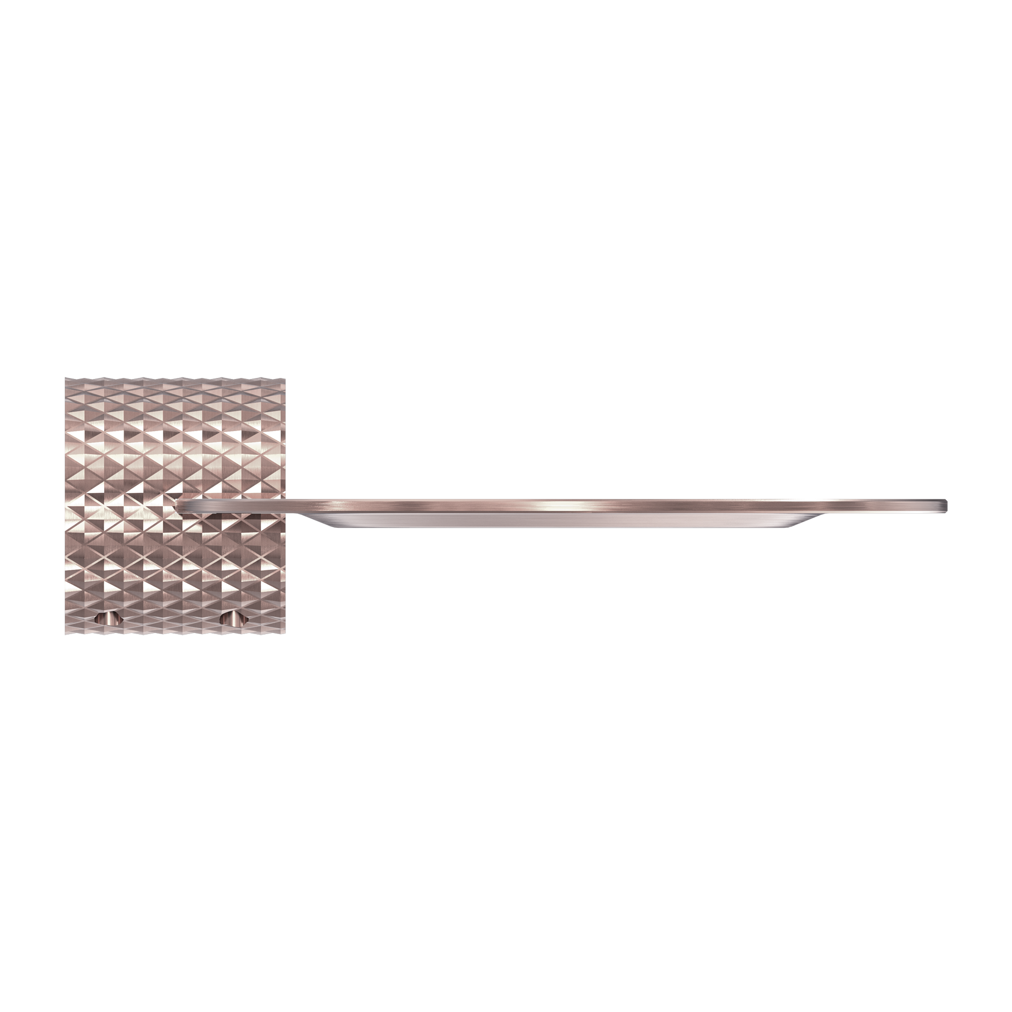 Nero Opal Metal Shower Shelf - Brushed Bronze - NR2587aBZ