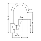 Nero Ecco Kitchen Mixer - LF Chrome - NR301306CH