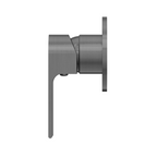 Nero Bianca Shower Mixer 80mm Plate (Includes In-Wall Body) - LF Gun Metal - NR321511dGM