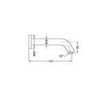Nero Mecca Wall Mount Sensor Tap - Matte Black - NR401MB