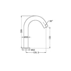 Nero Mecca Sensor Tap - Brushed Nickel - NR402BN