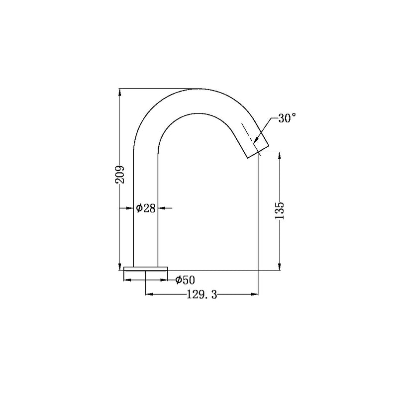 Nero Mecca Sensor Tap - Brushed Nickel