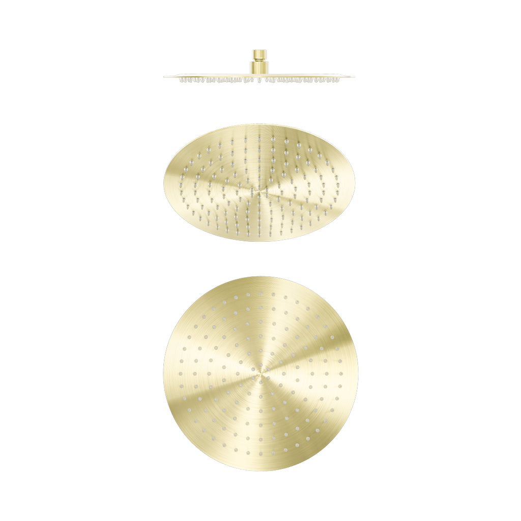 Nero Zen SS316L Round Shower Head - Brushed Gold - NR508041BG