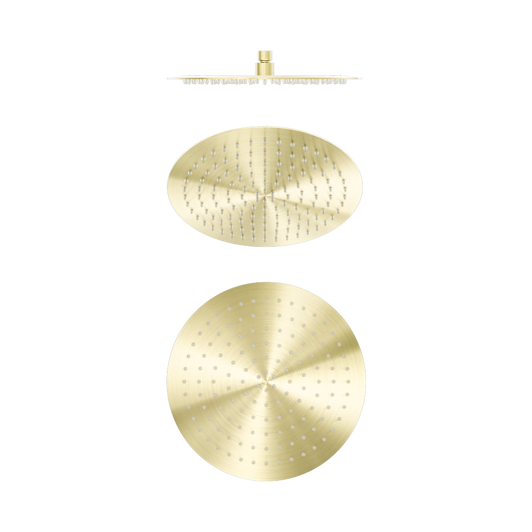 Nero Zen SS316L Round Shower Head - Brushed Gold - NR508041BG