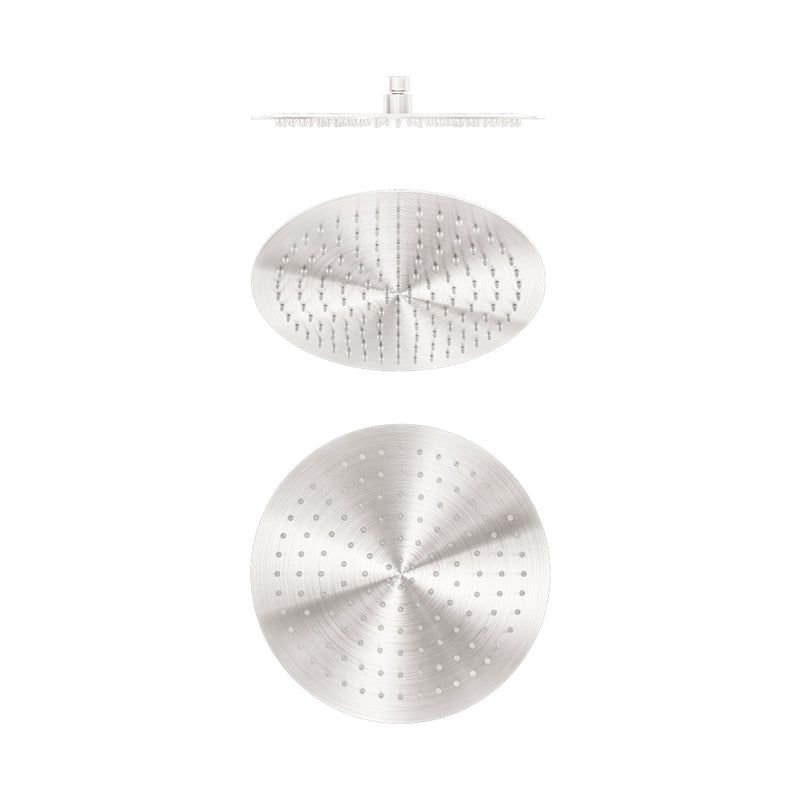 Nero Zen SS316L Round Shower Head - Brushed Nickel