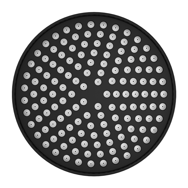 Nero York 200mm Shower Head - Matte Black - NR508094MB