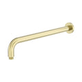 Nero Zen SS316L Round Shower Arm 400mm - Brushed Gold - NR509BG