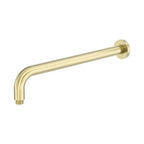 Nero Zen SS316L Round Shower Arm 400mm - Brushed Gold - NR509BG