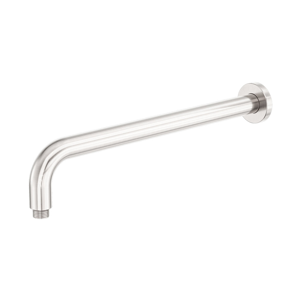 Nero Zen SS316L Round Shower Arm 400mm - Brushed Nickel - NR509BN