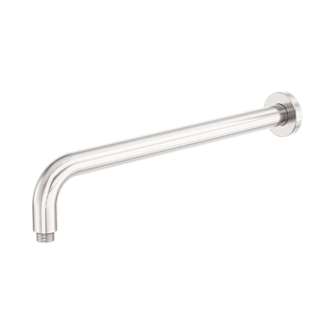 Nero Zen SS316L Round Shower Arm 400mm - Brushed Nickel - NR509BN