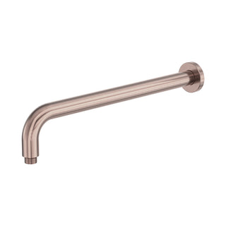 Nero Zen SS316L Round Shower Arm 400mm - Brushed Bronze - NR509BZ