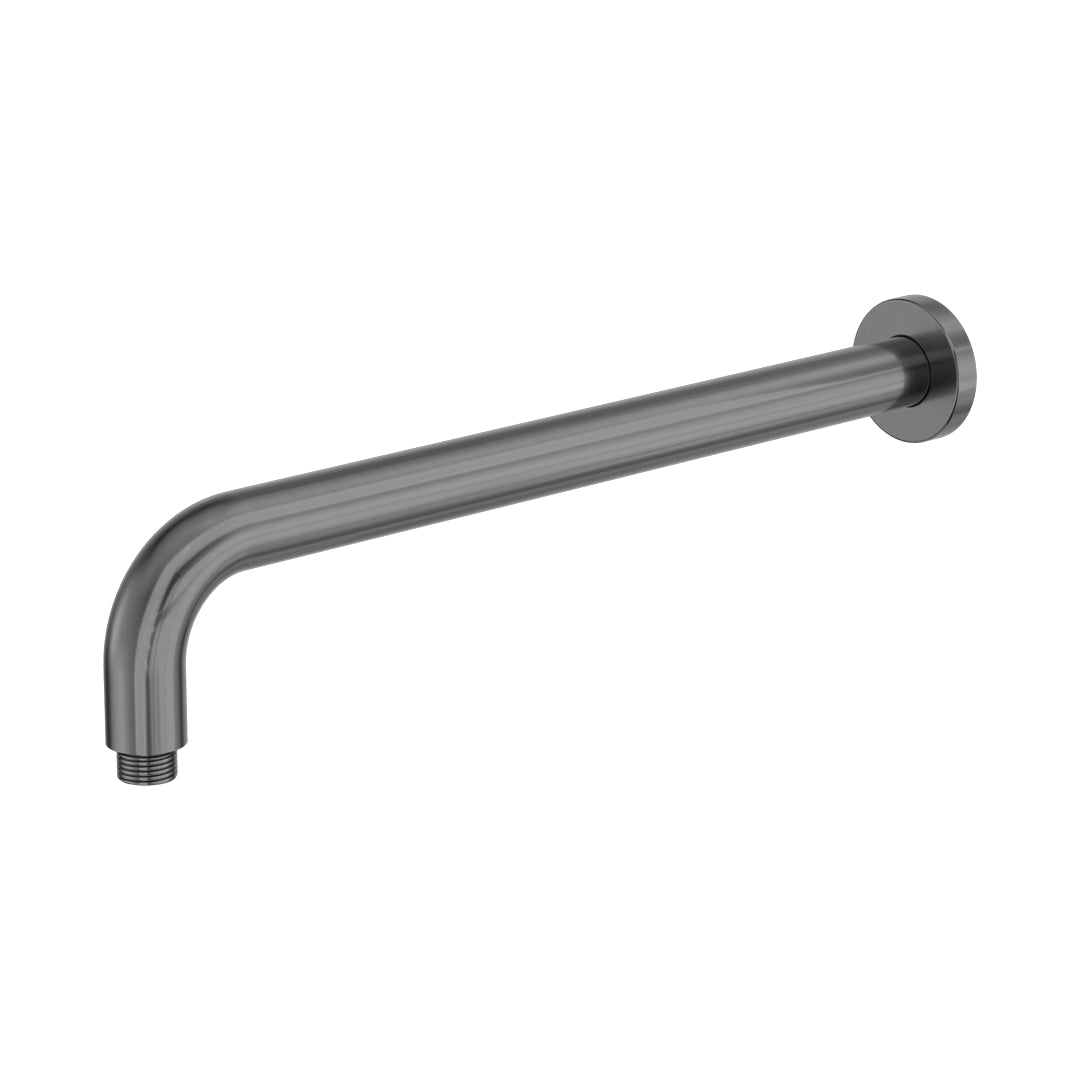 Nero Zen SS316L Round Shower Arm 400mm - Graphite - NR509GR