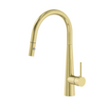 Nero Dolce Pull Out Sink Mixer with Vegie Spray - LF Brushed Gold - NR581009cBG
