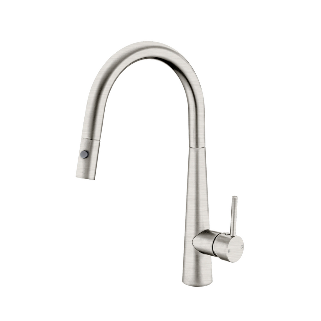 Nero Dolce Pull Out Sink Mixer with Vegie Spray - LF Brushed Nickel - NR581009cBN