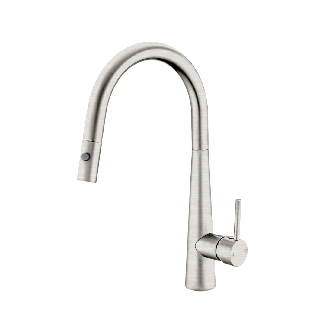Nero Dolce Pull Out Sink Mixer with Vegie Spray - LF Brushed Nickel - NR581009cBN