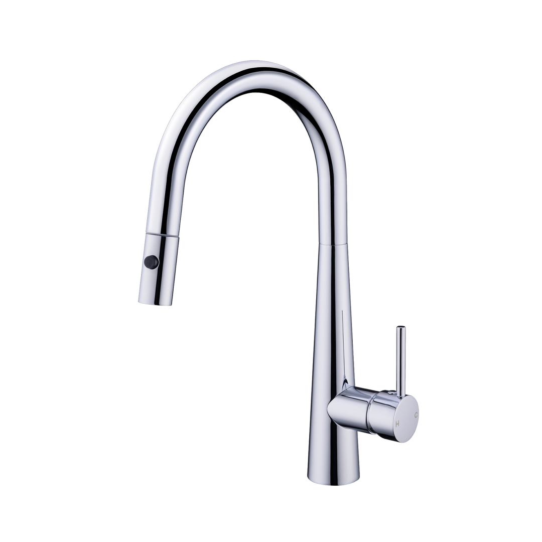 Nero Dolce Pull Out Sink Mixer with Vegie Spray - LF Chrome - NR581009cCH