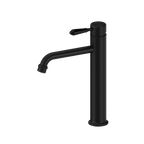 Nero York Straight Tall Basin Mixer With Metal Lever - Matte Black - NR692101a02MB