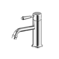Nero York Straight Basin Mixer With Metal Lever - Chrome - NR692101b02CH