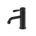 Nero York Straight Basin Mixer With Metal Lever - Matte Black - NR692101b02MB
