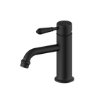 Nero York Straight Basin Mixer With Metal Lever - Matte Black - NR692101b02MB