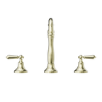 Nero York Basin Set With Metal Lever - Aged Brass - NR692102a02AB