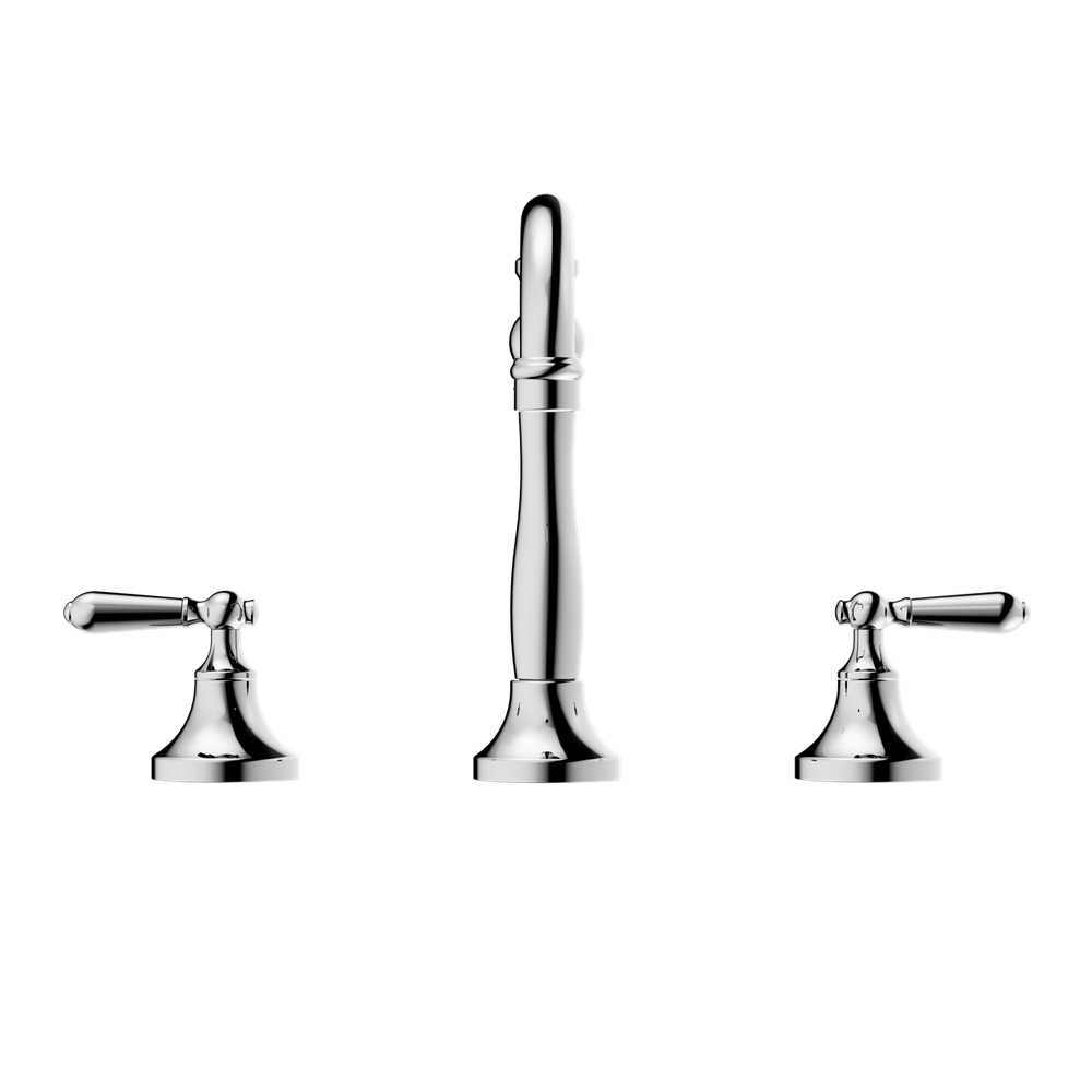 Nero York Basin Set With Metal Lever - Chrome - NR692102a02CH
