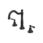 Nero York Basin Set With Metal Lever - Matte Black - NR692102a02MB