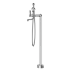 Nero York Freestanding Bath Set With Metal Hand Shower - Chrome - NR692103a02CH