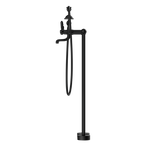 Nero York Freestanding Bath Set With Metal Hand Shower - Matte Black - NR692103a02MB