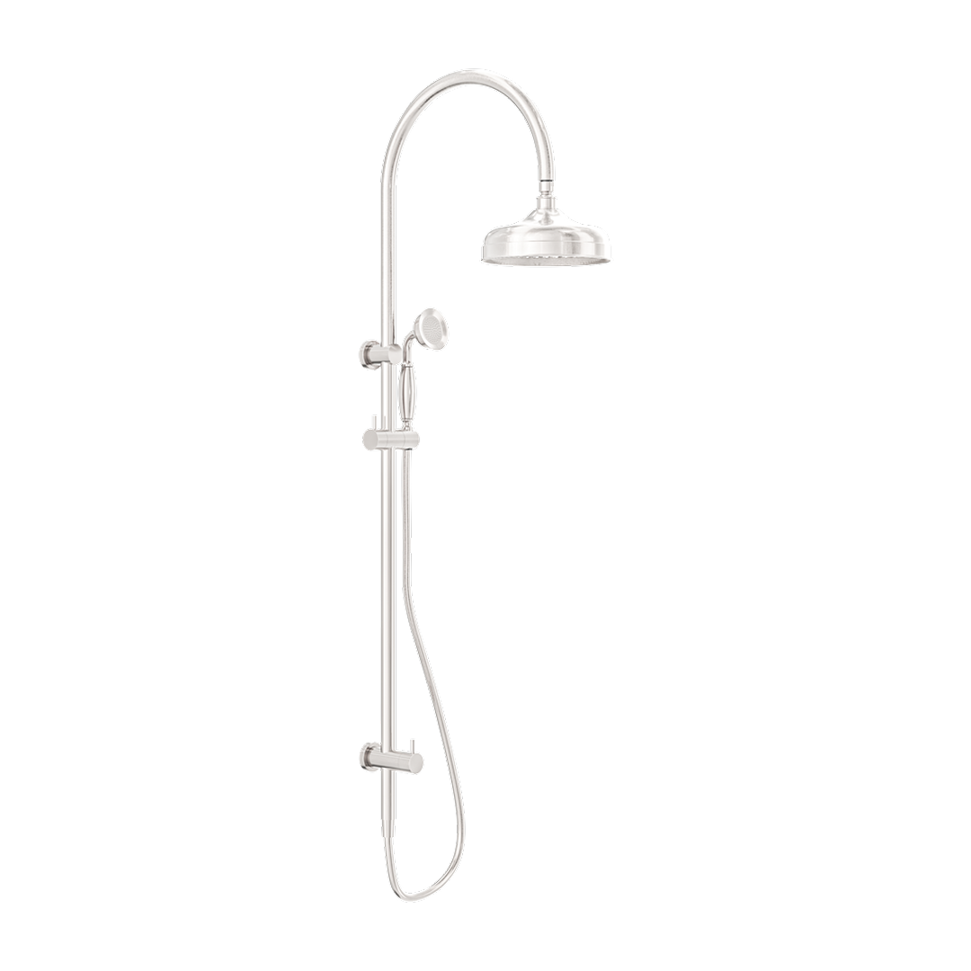 Nero York Twin Shower with Metal Hand Shower - Brushed Nickel - NR69210502BN