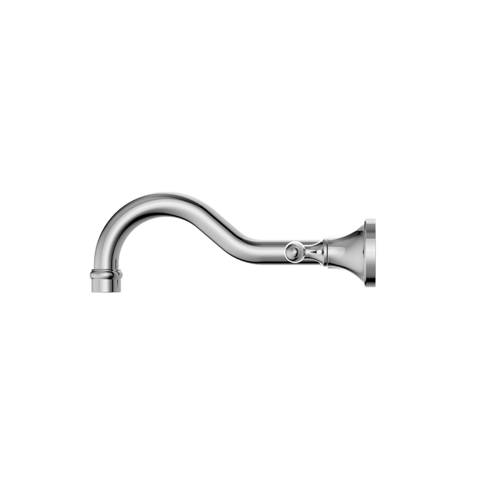 Nero York Wall Basin Set With Metal Lever - Chrome - NR692107a02CH