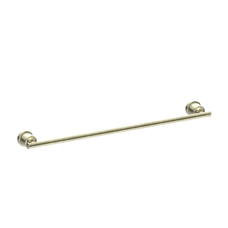 Nero York Single Towel Rail 600mm - Aged Brass - NR6924AB