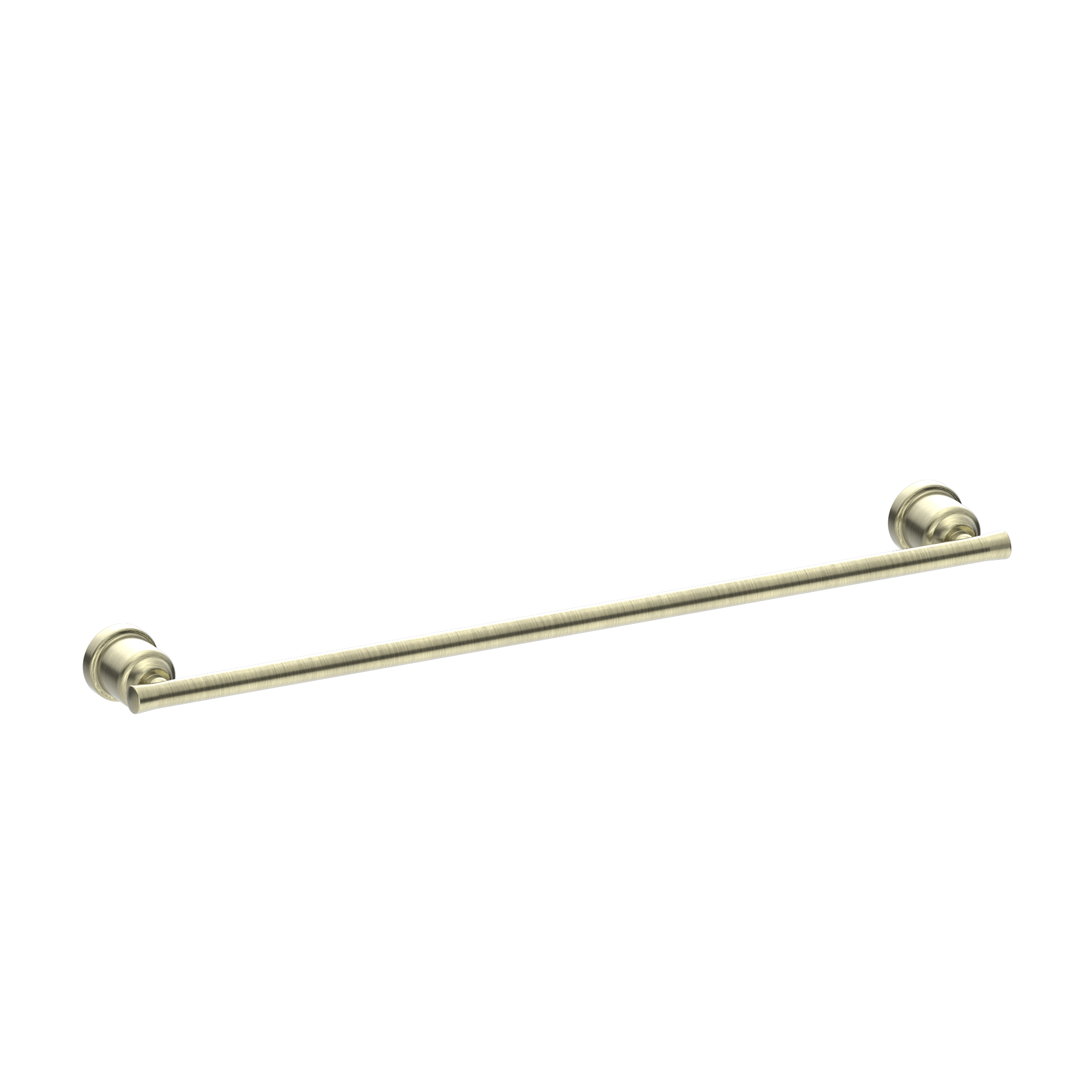 Nero York Single Towel Rail 600mm - Aged Brass - NR6924AB