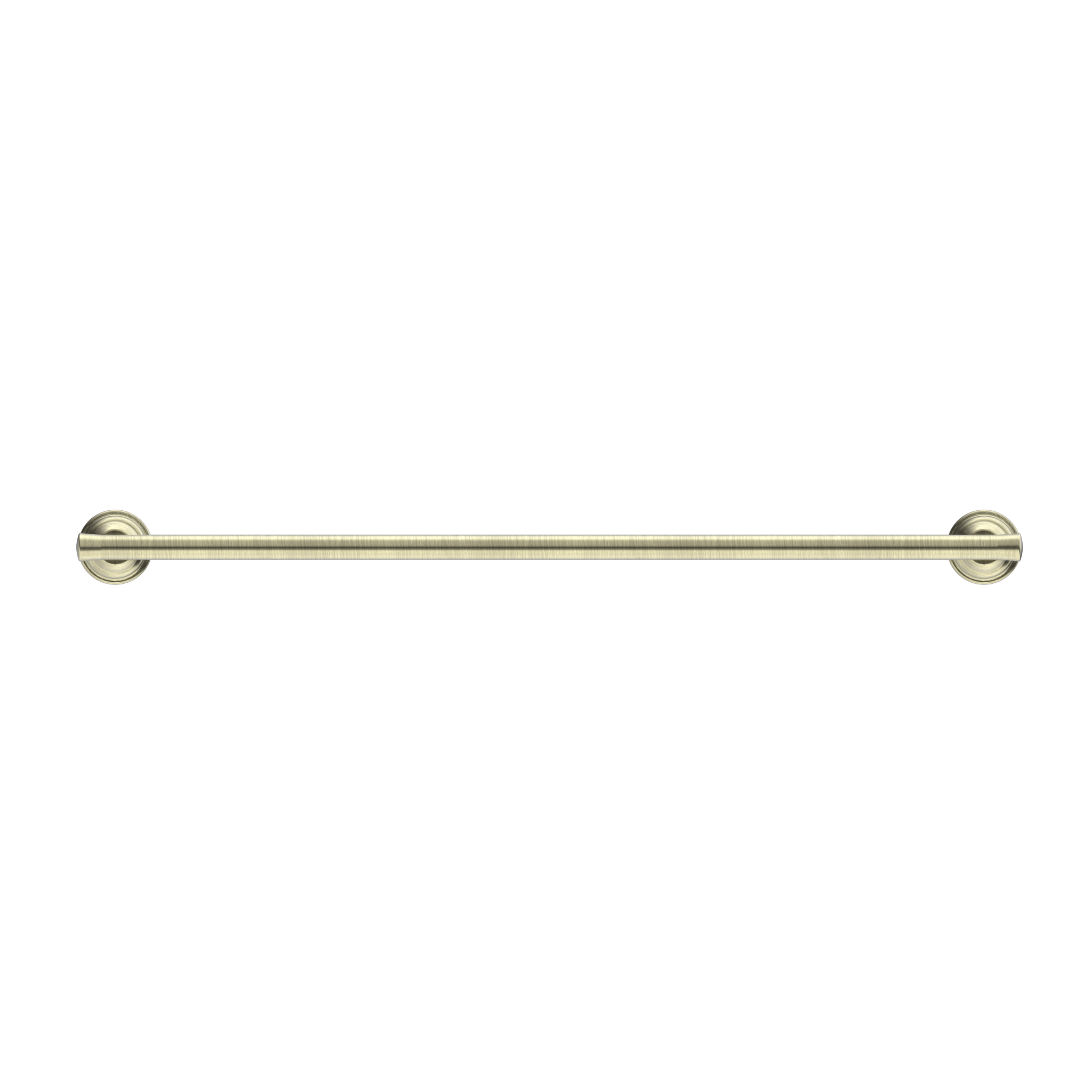 Nero York Single Towel Rail 600mm - Aged Brass - NR6924AB